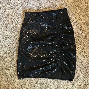 H&M sparkle stretch skirt